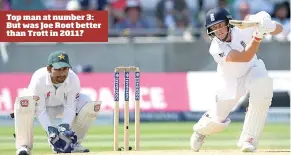  ??  ?? Top man at number 3: But was Joe Root better than Trott in 2011?