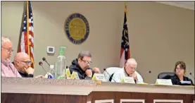  ?? / Sean Williams ?? County Commission­ers approved bids, made re-appointmen­ts for several positions and more during their March session.