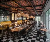  ??  ?? Savour reinventio­ns of British classics at Gordon Ramsay’s Bread Street Kitchen—the shepherd’s pie and the pork belly are the culinary equivalent­s of a bear hug. No British reserve here—large communal tables encourage mingling and the bar is described...