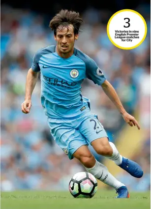  ?? Reuters ?? Silva, was superb as City routed Crystal Palace 5-0 last weekend. —