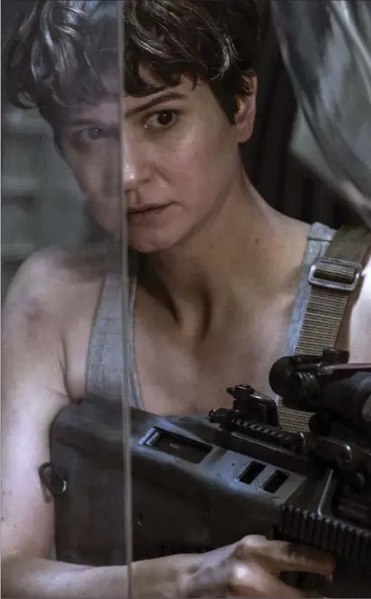  ?? MARK ROGERS, TWENTIETH CENTURY FOX ?? Katherine Waterston in a scene from “Alien: Covenant.”