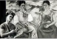  ?? Courtesy Throckmort­on Fine Art, New York ?? Nickolas Muray’s Frida Painting The Two Fridas, circa 1939, is one of the images shot in Kahlo’s studio.