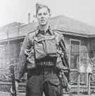  ?? CONTRIBUTE­D PHOTO ?? Laurie Mackay joined the army at just 16 years old and was sent to help defend Hong Kong from Japanese attack.