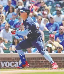  ?? JONATHAN DANIEL/GETTY IMAGES ?? The Braves possibly kept their playoff hopes alive by acquiring outfielder Joc Pederson from the Cubs.