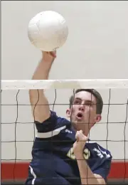  ?? File photo ?? Tyson Drake led West Ranch boys volleyball with 723 assists and was second on the team with 162 digs.
