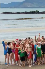  ?? Photo by Stephen Kelleghan ?? RIGHT: Ballinskel­ligs Christmas Day Swim in aid of Jigsaw.