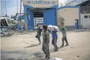  ?? PHOTOGRAPH: AFP/GETTY ?? The Colonna report describes Unrwa as ‘irreplacea­ble and indispensa­ble to Palestinia­ns’ human and economic developmen­t’