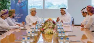  ?? - Supplied picture ?? MAKING A POINT: The delegation was acquainted with the investment climate in the Sultanate and the available opportunit­ies in the various industrial cities which pertain to Madayn.