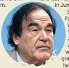  ??  ?? CLAIMS Oliver Stone is accused by model