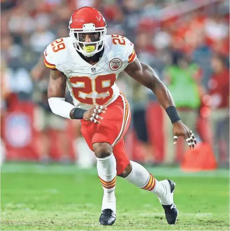  ?? MARK J. REBILAS, USA TODAY SPORTS ?? Safety Eric Berry returns to the Chiefs after being treated for Hodgkin’s lymphoma, which was diagnosed last November.