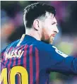  ??  ?? CRACK. Lionel Messi dice que siempre busca ganar más.