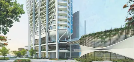  ??  ?? Neighbours want the $200 million Wharf Road project in Surfers Paradise canned because they say it encroaches on their space.