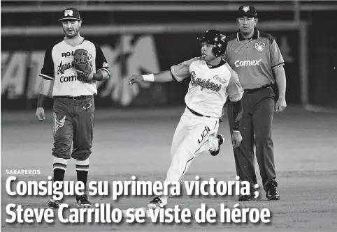  ??  ?? Los dirigidos por Lenin Picota ganaron con un imparable y dos jugadores en base en los últimos minutos del encuentro.