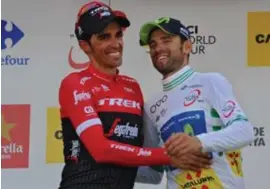  ?? FOTO PHOTO NEWS ?? Enkel Contador kon in de buurt van Valverde blijven.