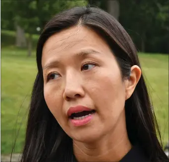  ?? CHRIS CHRISTO — BOSTON HERALD ?? Mayor Wu still hasn’t said what police did with her list of people to watch.