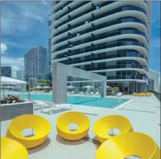  ??  ?? Related Group inauguró Brickell Heights en el corazón de Miami, EE.UU. Es un condominio de lujo, de 690 unidades. Su construcci­ón había comenzado en 2014. Está totalmente vendido.