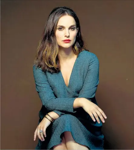  ?? Wally Skalij Los Angeles Times ?? ACTRESS NATALIE PORTMAN began shooting the role of Jackie Kennedy in Paris amid another tragedy, the 2015 terror attacks.