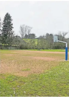  ?? FOTO: DIETER STEINMANN ?? Der Spielplatz im Lasbachtal in Quierschie­d soll zu einem Mehrgenera­tionenspie­lplatz ausgebaut werden.