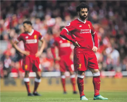  ?? EPA ?? Usually prolific, Mohamed Salah failed to find the net as Liverpool played out a stalemate against Stoke City