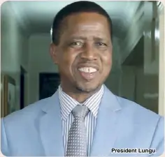  ??  ?? President Lungu