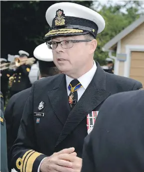  ?? CORPORAL MICHAEL BASTIEN / MARPAC IMAGING SERVICES ?? Vice-Admiral Mark Norman, seen here in 2013, was relieved of duties in January 2017 under a heavy cloud of suspicion, but has never been told why. He remains in limbo.