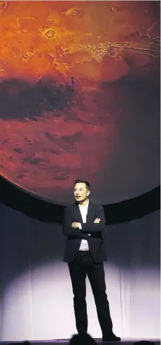  ?? HECTOR-GUERRERO/AFP/GETTY IMAGES ?? Tesla Motors CEO Elon Musk, seen here in 2016, has quietly set up and fully funds a small project-based school for highly intelligen­t children from the ages of seven to 14.