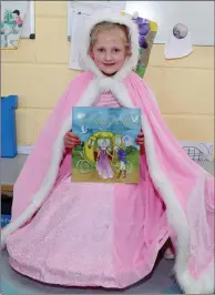  ??  ?? Ciara Healy as Cinderella during World Book Day at St. Brendan’s National School, Rathcoole.