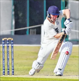  ?? Ref: 32-0520I ?? Thatcham skipper Jack Young top-scored with 88 not out in the win over Bagshot