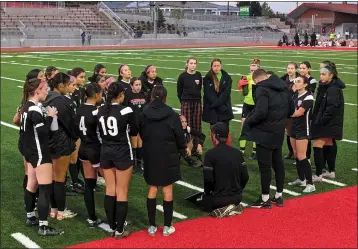 ?? PHOTO BY HALEY SAWYER ?? The Cleveland girls soccer team lost a 1-0decision to Garces Memorial in the Division II SoCal Regional playoffs Tuesday.