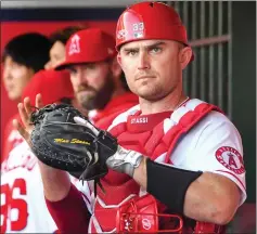  ?? PHOTO BY KEITH DURFLINGER ?? Stassi, 31, is again in line to be the starting catcher, but last year's performanc­e has obviously shortened the leash that he'll have to hold on to the
Max Stassi made a career-high 93starts behind the plate for the Angels in 2022.