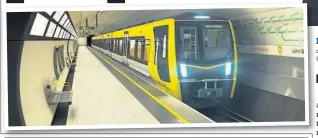  ??  ?? Steve Rotheram, Liverpool City Region Metro Mayor, wants to bring political debate out to the public to discuss things such as new trains on Merseyrail, below