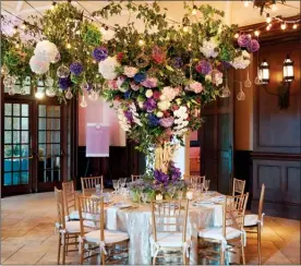  ?? Traci Ryan Hummel via AP ?? This October 2015 photo shows a table display during the annual Kappa Tablescape­s event in Dallas,Texas.