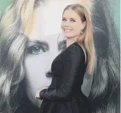 ??  ?? Amy Adams in new TV drama Sharp Objects, main; at the launch of the HBO series, above