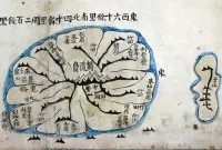  ?? Yonhap ?? “Daedongyeo­jido,” a hand-drawn map found in Japan, shows Dokdo, marked as “Usan,” to the right of Ulleung Island in the East Sea.