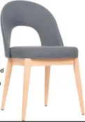  ??  ?? Elbert upholstere­d dining chair, £79, Cultfurnit­ure.com