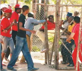  ??  ?? MDC-T youths engage in an orgy of violence in this file photo