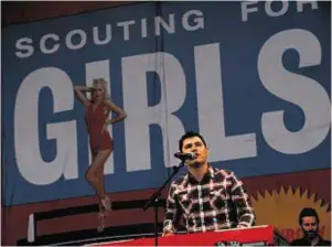  ??  ?? STARS: Scouting for Girls’ self-titled album of 10 years ago sold over a million copies