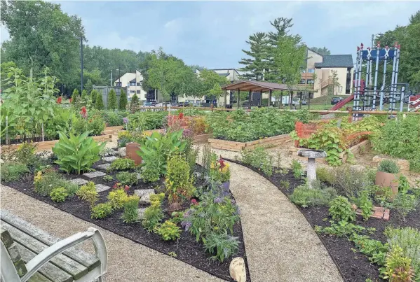  ?? PHOTOS PROVIDED BY OSU EXTENSION ?? Bexley Community Gardens will host a free community garden tour during National Garden Week.