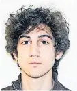  ??  ?? Dzhokhar Tsarnaev