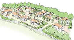  ?? ?? How the proposed housing estate would have looked