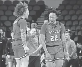  ?? JOVANNY HERNANDEZ / MILWAUKEE JOURNAL SENTINEL ?? John Lovelace Jr. (22) showed at Youngstown State he can get to the basket or shoot from the perimeter.