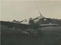  ??  ?? Alastair Gunn on the wing of a Spitfire at RAF Benson in 1941 (Gunn family)