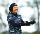  ??  ?? Christina Kim is keen to help struggling young players