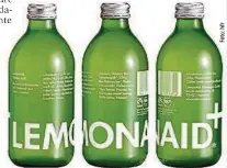  ??  ?? Pro verkaufter Flasche Lemonaid werden fünf Cent gespendet.