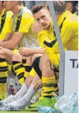  ?? FOTO: DPA ?? Marco Reus und ganz Dortmund hoffen auf ein zeitnahes Comeback des Offensivak­teurs.