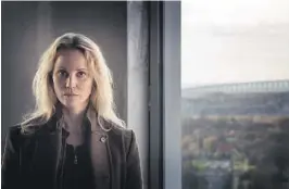  ?? FOTO: NRK ?? SISTE SESONG: Sofia Helin tolker rollen som Saga Noren i Broen. Nå står fjerde sesong for tur.