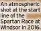  ?? ?? An atmospheri­c shot at the start line of the Spartan Race at Windsor in 2016.