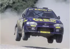  ??  ?? Colin Mcrae’s 1996 Subaru will grace Castle Combe Rallyday