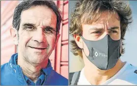  ?? FOTO: TWITTER ?? Davide Brivio y Fernando Alonso
Ya es oficial que el italiano será su jefe en Alpine