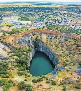  ?? Picture: Northern Cape Tourism ?? LANDMARK The Big Hole in Kimberley is the biggest hand-dug excavation in the world.